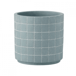 J-Line Blumentopf hellblau 12,5 cm