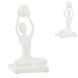 J-Line Figur „Frau“, weiß, 25,5 cm, 2er-Set, sortiert
