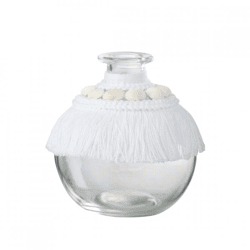 J-Line Vase „Schelp S“, weiß, 10 cm