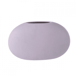 J-Line Vase, oval, flach, hellviolett, 27 cm