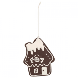 Weihnachts-Anhänger Haus Candy 10 cm