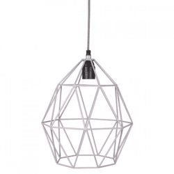 KidsDepot Hängeleuchte „Wire“, grau, 30 cm