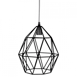 KidsDepot Hängeleuchte „Wire“, schwarz, 30 cm