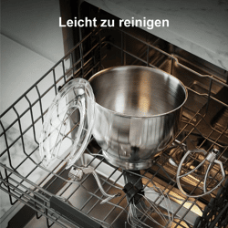 Küchenmaschine mit 3 Zubehörteilen – 1600 Watt