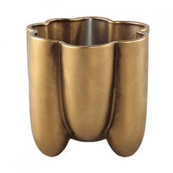 PTMD bloempot Batika M goudkleurig 13,5 cm