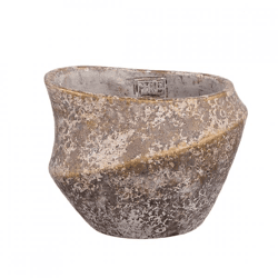 PTMD bloempot Rishell M bronskleurig 19 cm
