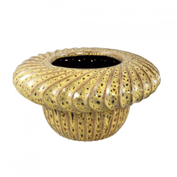 PTMD Blumentopf Sindi Low, gelb, M, 28 cm