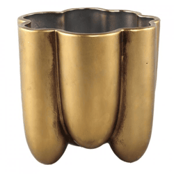 PTMD Blumentopf Batika L, goldfarben, 16,5 cm