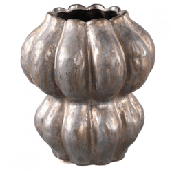 PTMD Blumentopf „Niek“, bronzefarben, 25 cm