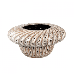 PTMD Blumentopf Sindi Low, braun, S, 24 cm