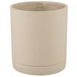 PTMD Blumentopf Vik XL, Zement, Taupe, 27 cm