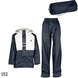 Ralka Regenanzug Kinder 43SF dunkelblau/weiß Größe 152