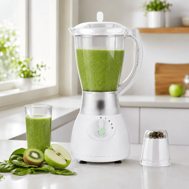 1.5-Liter Blender – Stainless Steel Housing – 4 Speed Settings
