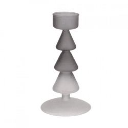 Teelichthalter Nova schwarz 17 cm