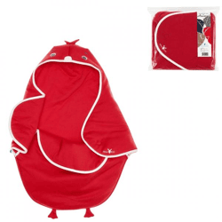 Wallaboo Baby-Decke Coco rot 70 x 90 cm