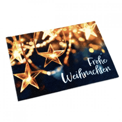 Weihnachts-Fußmatte „Stern“ 40 x 60 cm