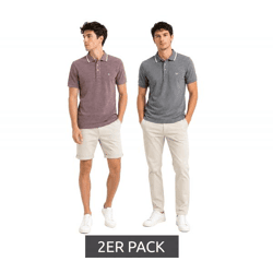 2er Pack klassisches BLEND Herren Poloshirt aus Baumwolle Shirt 20718756-204978 Mehrfarbig