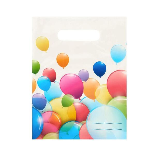 6 Party Bags - Ballons - Partyt&uuml;ten