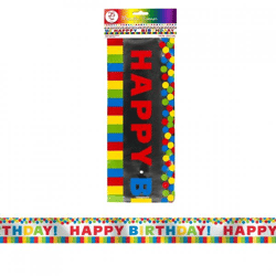 Amscan-Folienbanner „Happy Birthday“, 7,6 m