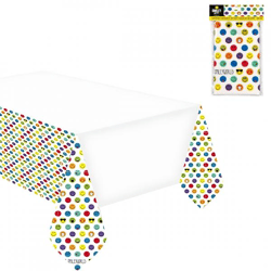 Amscan Tischdecke „Smiley“ aus Papier, 115 x 175 cm