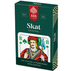 ASS Altenburger 10050468-0001 - FSC Skat, Turnierbild, 4 Farben-Blatt - Kartenspiel