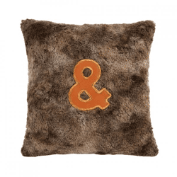 Ateliers du Linge Kissen Chic & braun 30 x 30 cm