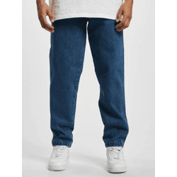 bequeme DEF Herren Jeans mit Baumwolle Blau