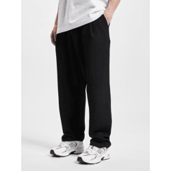 bequeme DEF Herren Jeans Stretch Kordelzug Schwarz
