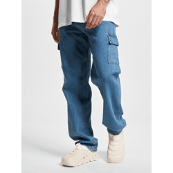 bequeme Denim Project Herren Jeans mit Baumwolle Blau