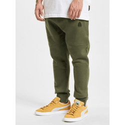 bequeme Just Rhyse Herren Hose Taschen Rippbündchen 360 g/m² mit Baumwolle Khaki
