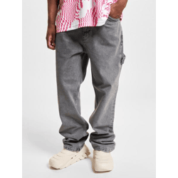 bequeme PEGADOR Herren Jeans mit Baumwolle Grau