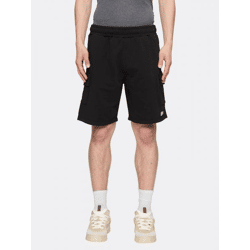 bequeme PEGADOR Herren Shorts Oversize mit Baumwolle Schwarz