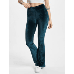 bequeme Urban Classics Damen Hose Stretch 200 g/m² Blau