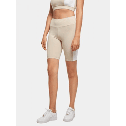 bequeme Urban Classics Damen Hose Stretch 210 g/m² Beige