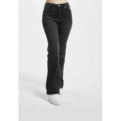 bequeme Urban Classics Damen Jeans Stretch Taschen gesteppt mit Baumwolle Schwarz