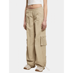 bequeme Urban Classics Damen Jeans Taschen 90 g/m² Beige