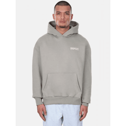 bequemer Dropsize Herren Hoodie mit Baumwolle Grau