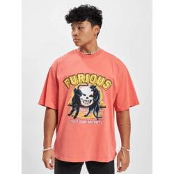 Comfortable 2Y Studios Men's Oversized T-Shirt, 300 g/m², Cotton, Red