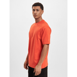 bequemes DEF Herren T-Shirt Oversize mit Baumwolle Rot