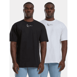 Comfortable Karl Kani Men's T-Shirt, Cotton, Black/White