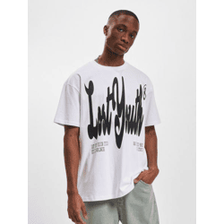 Comfortable Lost Youth Men's Oversized T-Shirt, 240 g/m², Cotton, White