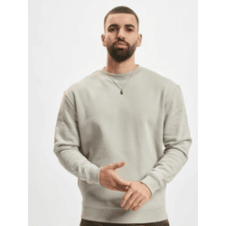 Comfortable URBAN CLASSICS Men's Sweatshirt with Ribbed Pockets, 380 g/m², Cotton Blend, Gray