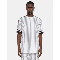 bequemes Urban Classics Herren T-Shirt 130 g/m² Weiß/Schwarz