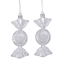 Boltze kersthanger Goody Candy 11 cm set van 2