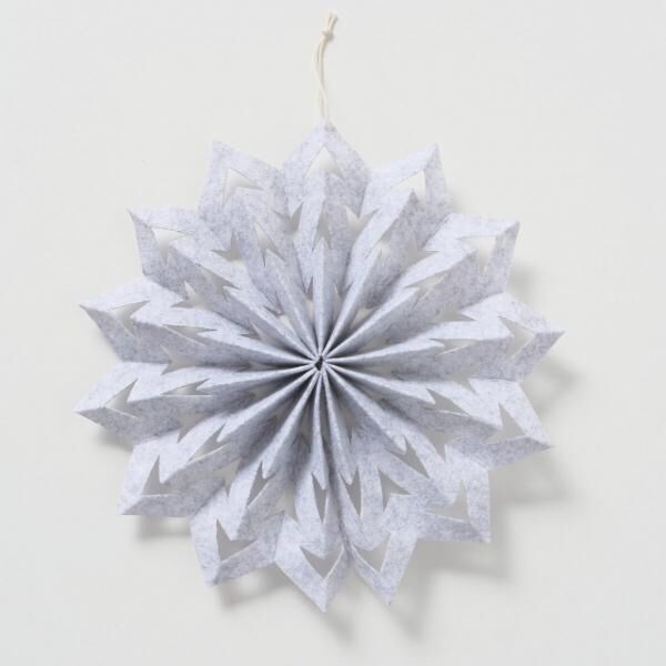 Boltze Weihnachtsstern „Kassio“, grau, 40 cm, 2 Stück, sortiert