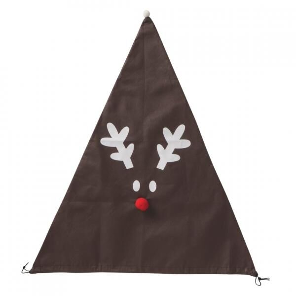 Boltze Pflanzenhülle „Weihnachten“, braun, 100 cm