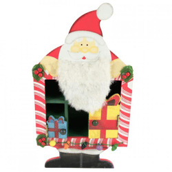 Gift cabinet Santa wood 25.5 cm