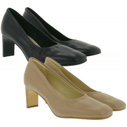 Clarks Seren 55 Soft Damen High-Heels Abend-Schuhe Echtleder-Schuhe Pumps 261669 Schwarz oder Beige
