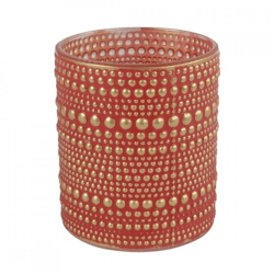 Countryfield Teelichthalter Hailey M rot 10 cm