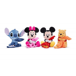 Disney Mix Plüsch mit Decke - 4-fach sortiert - 25 cm